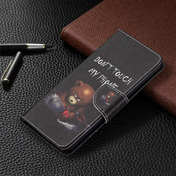 For OPPO A7 Colored Drawing Pattern Horizontal Flip Leather Case with Holder & Card Slots & Wallet