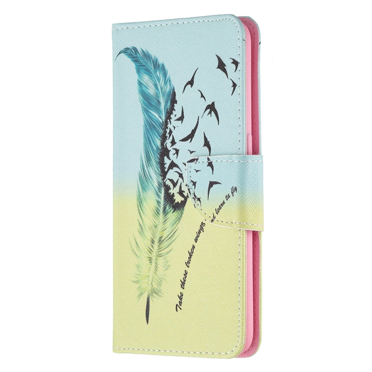 For OPPO A7 Colored Drawing Pattern Horizontal Flip Leather Case with Holder & Card Slots & Wallet