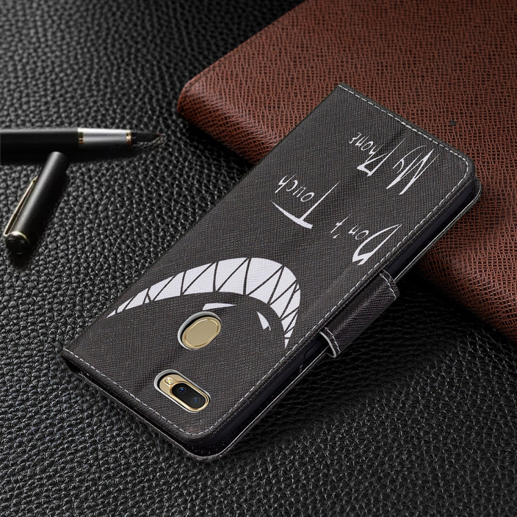 For OPPO A7 Colored Drawing Pattern Horizontal Flip Leather Case with Holder & Card Slots & Wallet