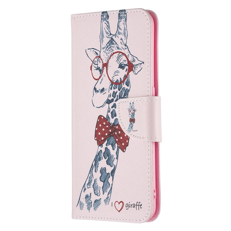 For OPPO A74 4G / F19 4G Colored Drawing Pattern Horizontal Flip Leather Case with Holder & Card Slots & Wallet