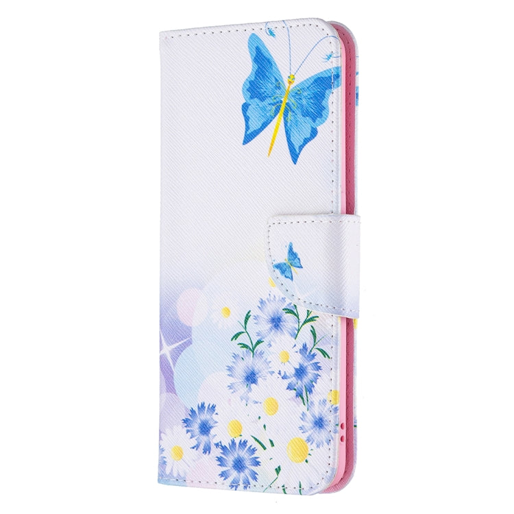 For OPPO A94 4G / Reno5 F / F19 Pro Colored Drawing Pattern Horizontal Flip Leather Case with Holder & Card Slots & Wallet