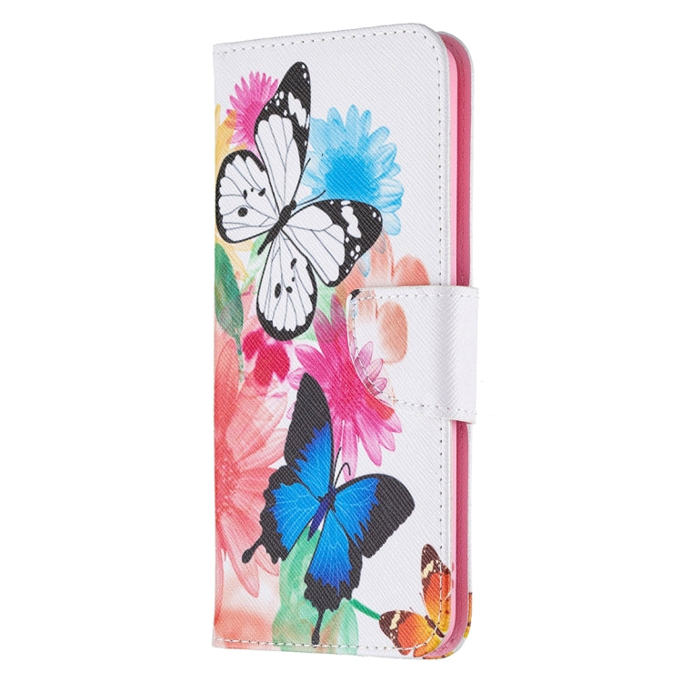 For OPPO A94 4G / Reno5 F / F19 Pro Colored Drawing Pattern Horizontal Flip Leather Case with Holder & Card Slots & Wallet