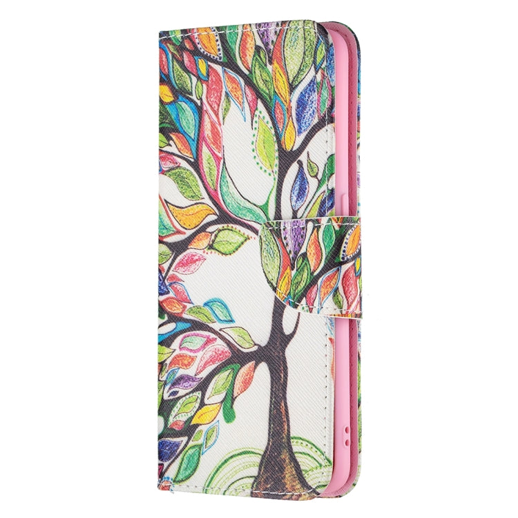 For OPPO A94 4G / Reno5 F / F19 Pro Colored Drawing Pattern Horizontal Flip Leather Case with Holder & Card Slots & Wallet