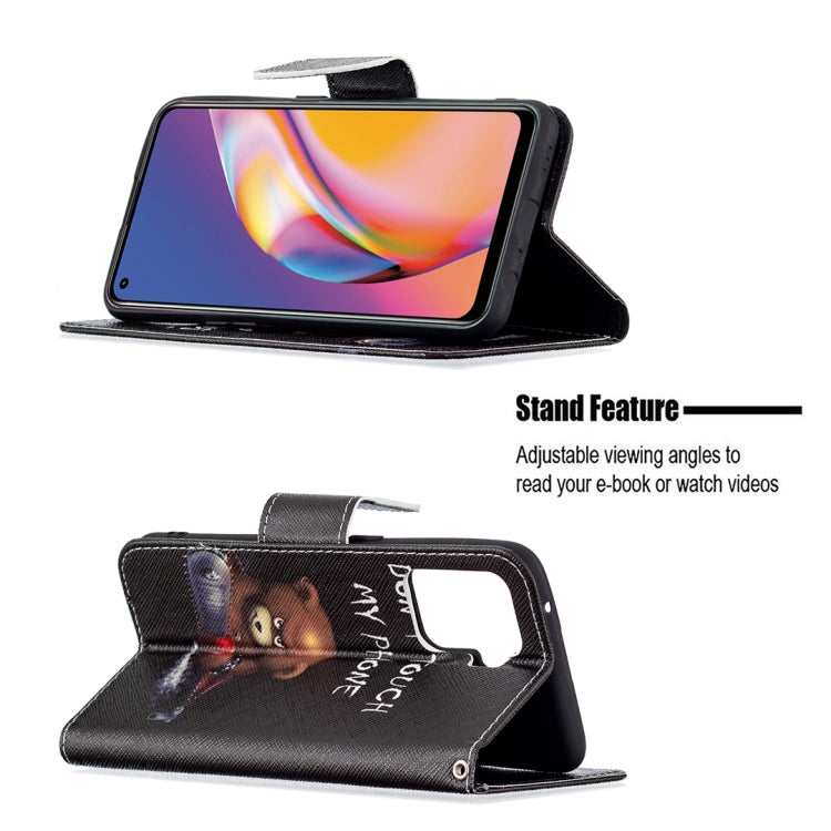 For OPPO A94 4G / Reno5 F / F19 Pro Colored Drawing Pattern Horizontal Flip Leather Case with Holder & Card Slots & Wallet