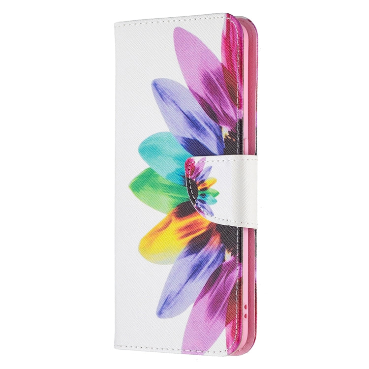 For OPPO A94 4G / Reno5 F / F19 Pro Colored Drawing Pattern Horizontal Flip Leather Case with Holder & Card Slots & Wallet