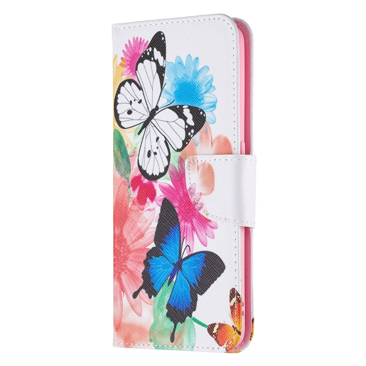 For OPPO A94 5G / Reno5 Z 5G / F19 Pro+ Colored Drawing Pattern Horizontal Flip Leather Case with Holder & Card Slots & Wallet