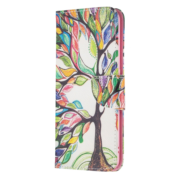 For OPPO A94 5G / Reno5 Z 5G / F19 Pro+ Colored Drawing Pattern Horizontal Flip Leather Case with Holder & Card Slots & Wallet
