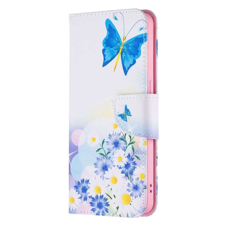 For OPPO Reno6 Colored Drawing Pattern Horizontal Flip Leather Case with Holder & Card Slots & Wallet