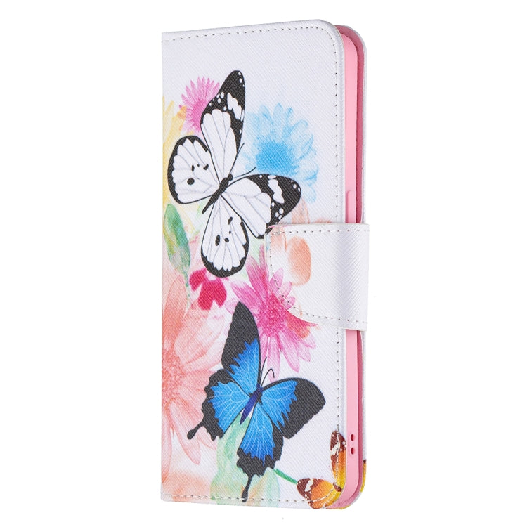 For OPPO Reno6 Colored Drawing Pattern Horizontal Flip Leather Case with Holder & Card Slots & Wallet