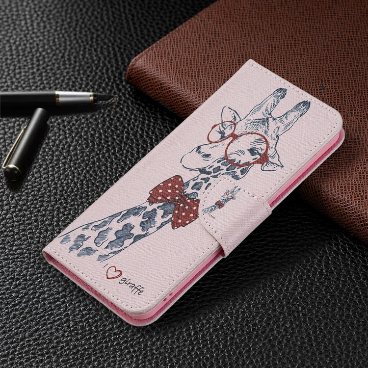 For OPPO Reno6 Colored Drawing Pattern Horizontal Flip Leather Case with Holder & Card Slots & Wallet