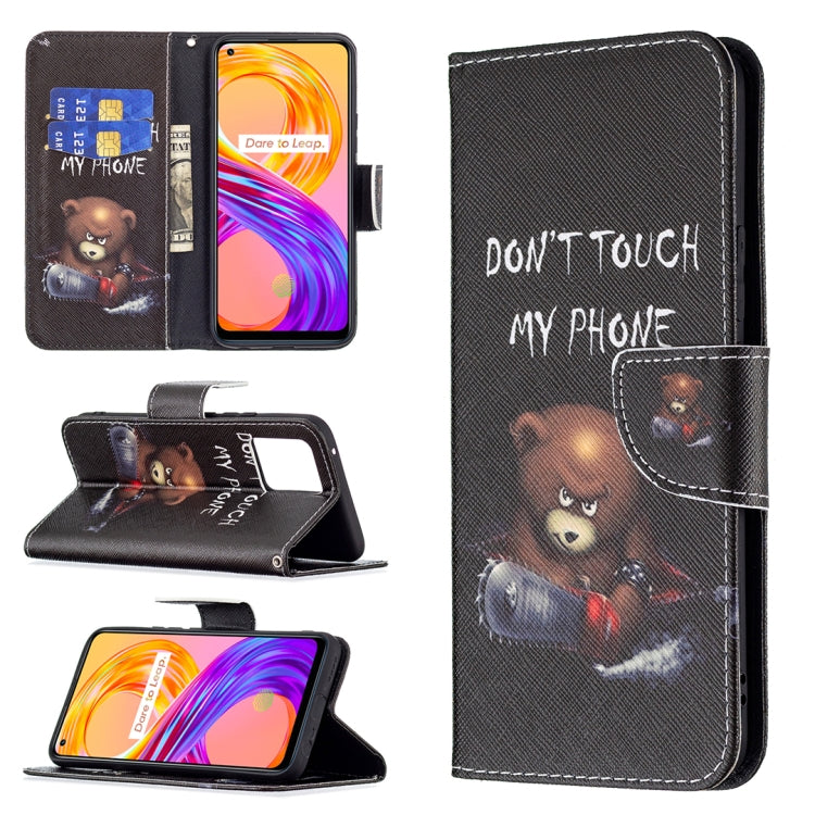 For OPPO Realme 8 / Realme 8 Pro Colored Drawing Pattern Horizontal Flip Leather Case with Holder & Card Slots & Wallet