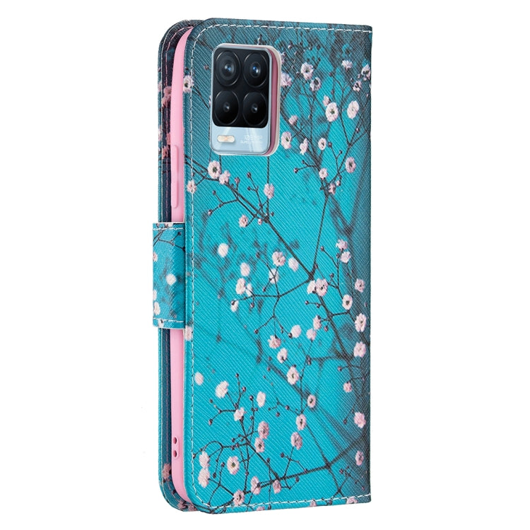 For OPPO Realme 8 / Realme 8 Pro Colored Drawing Pattern Horizontal Flip Leather Case with Holder & Card Slots & Wallet