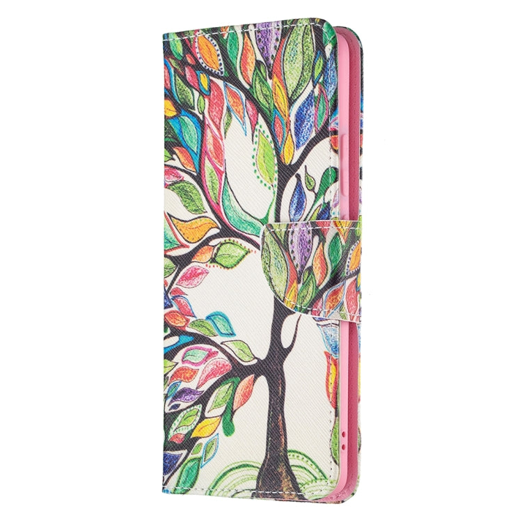 For OPPO Realme C15 / C12 / C25 Colored Drawing Pattern Horizontal Flip Leather Case with Holder & Card Slots & Wallet