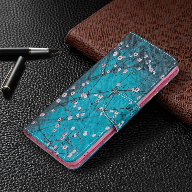 For OPPO Realme C15 / C12 / C25 Colored Drawing Pattern Horizontal Flip Leather Case with Holder & Card Slots & Wallet