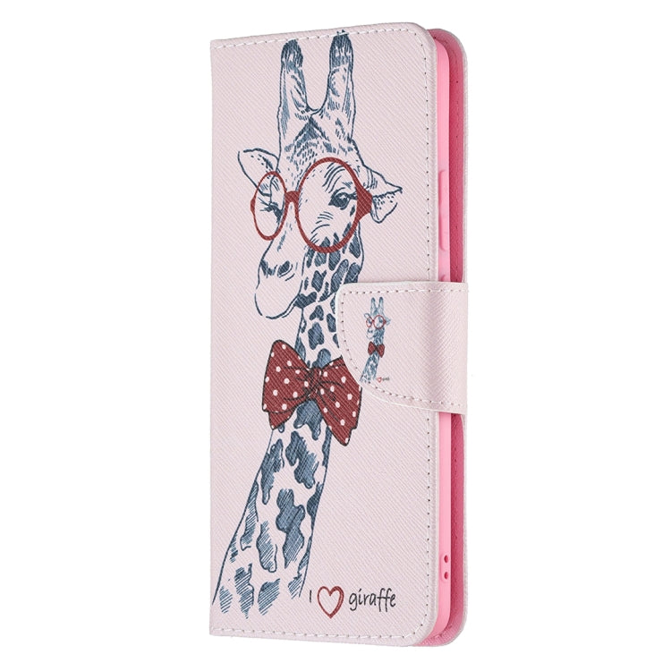 For OPPO Realme C15 / C12 / C25 Colored Drawing Pattern Horizontal Flip Leather Case with Holder & Card Slots & Wallet