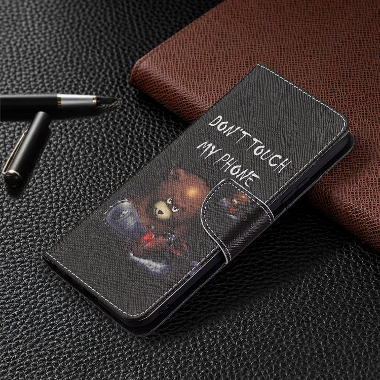 For OPPO Realme C21 / C20 Colored Drawing Pattern Horizontal Flip Leather Case with Holder & Card Slots & Wallet