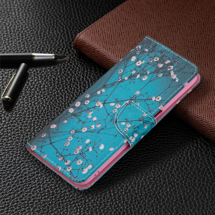 For OPPO Realme 8 5G / Realme V13 Colored Drawing Pattern Horizontal Flip Leather Case with Holder & Card Slots & Wallet