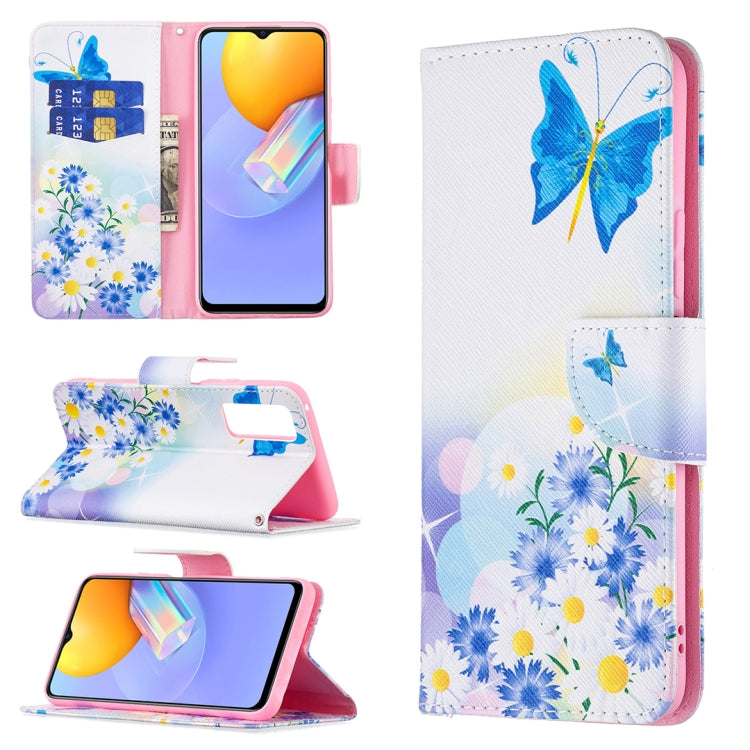For vivo Y51 2020 / Y51a / Y51s Colored Drawing Pattern Horizontal Flip Leather Case with Holder & Card Slots & Wallet