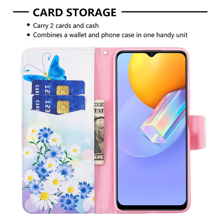For vivo Y51 2020 / Y51a / Y51s Colored Drawing Pattern Horizontal Flip Leather Case with Holder & Card Slots & Wallet