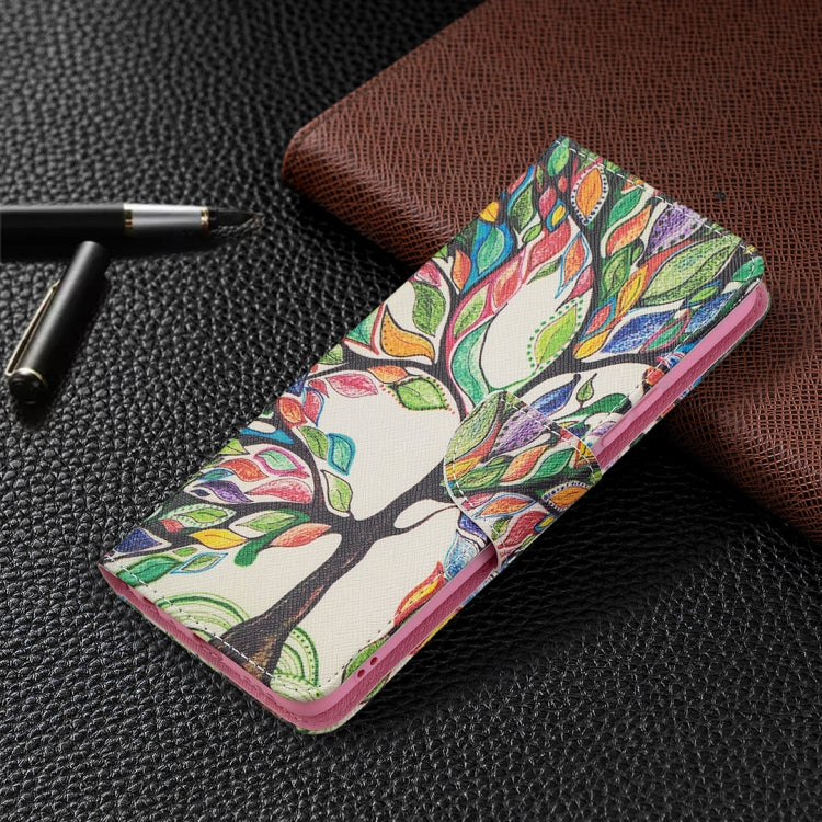 For vivo Y51 2020 / Y51a / Y51s Colored Drawing Pattern Horizontal Flip Leather Case with Holder & Card Slots & Wallet