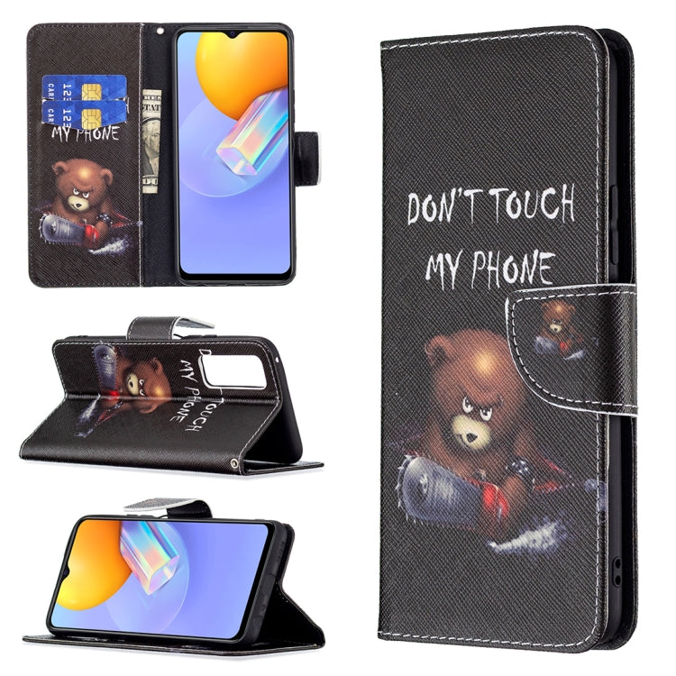 For vivo Y51 2020 / Y51a / Y51s Colored Drawing Pattern Horizontal Flip Leather Case with Holder & Card Slots & Wallet