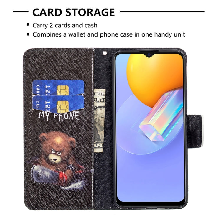 For vivo Y51 2020 / Y51a / Y51s Colored Drawing Pattern Horizontal Flip Leather Case with Holder & Card Slots & Wallet