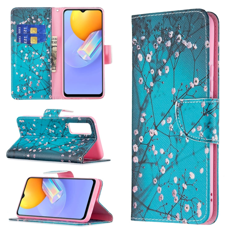 For vivo Y51 2020 / Y51a / Y51s Colored Drawing Pattern Horizontal Flip Leather Case with Holder & Card Slots & Wallet