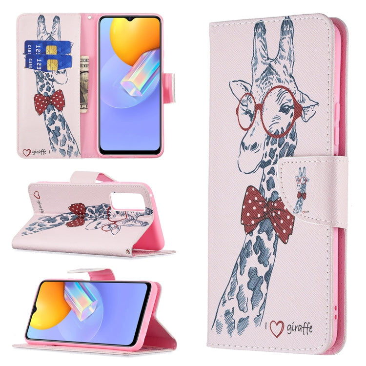 For vivo Y51 2020 / Y51a / Y51s Colored Drawing Pattern Horizontal Flip Leather Case with Holder & Card Slots & Wallet