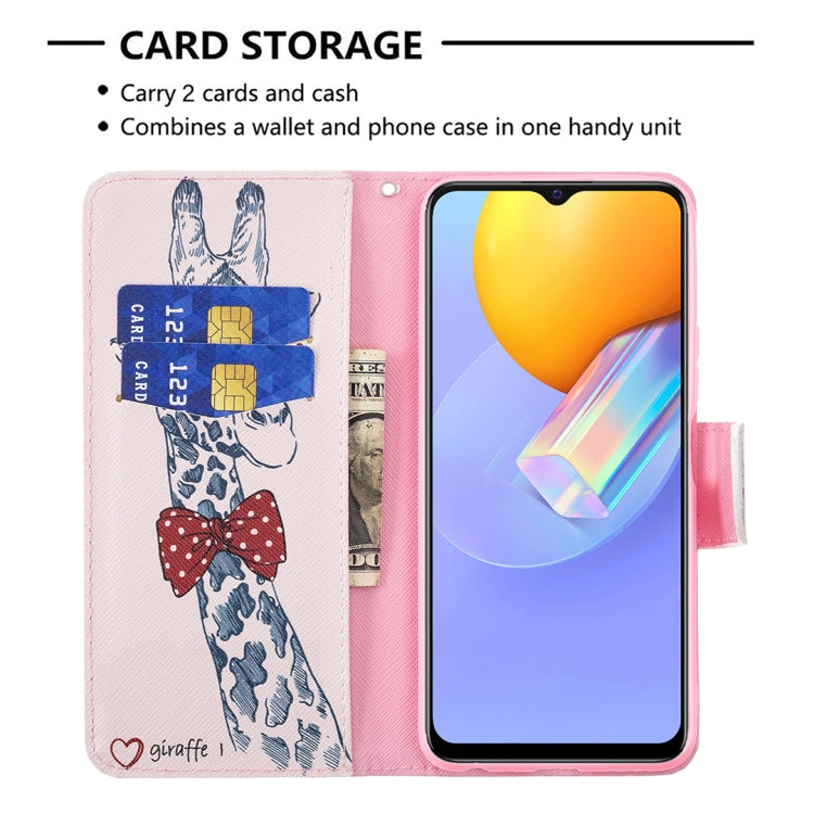 For vivo Y51 2020 / Y51a / Y51s Colored Drawing Pattern Horizontal Flip Leather Case with Holder & Card Slots & Wallet