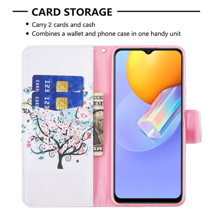 For vivo Y51 2020 / Y51a / Y51s Colored Drawing Pattern Horizontal Flip Leather Case with Holder & Card Slots & Wallet