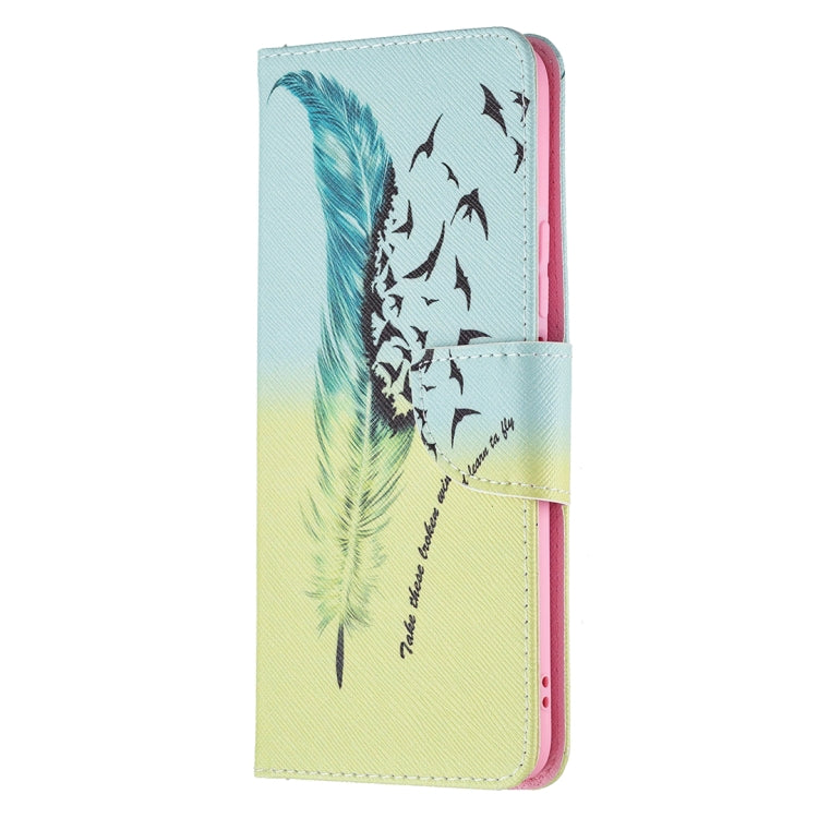 For vivo Y51 2020 / Y51a / Y51s Colored Drawing Pattern Horizontal Flip Leather Case with Holder & Card Slots & Wallet