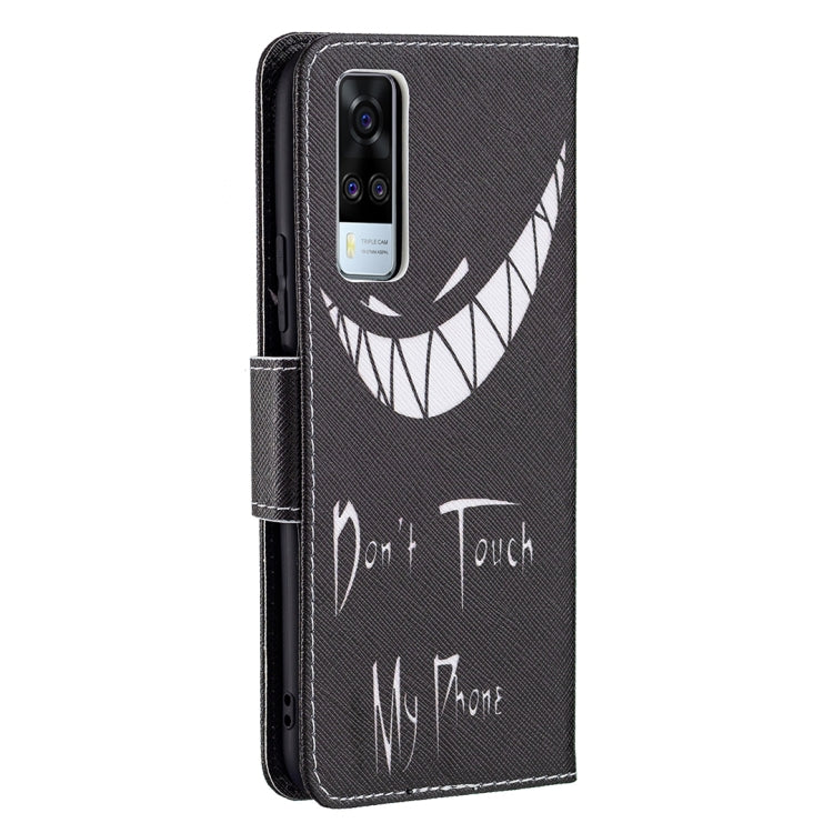 For vivo Y51 2020 / Y51a / Y51s Colored Drawing Pattern Horizontal Flip Leather Case with Holder & Card Slots & Wallet