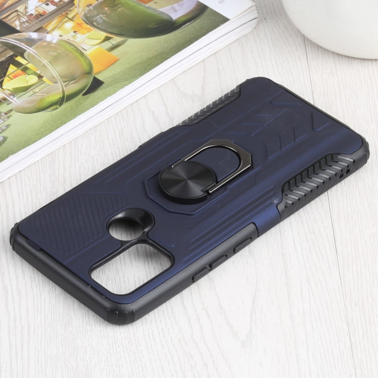 10 PCS Shield Armor PC+TPU Protective Case with 360 Degree Rotation Ring Holder For OPPO Realme C17