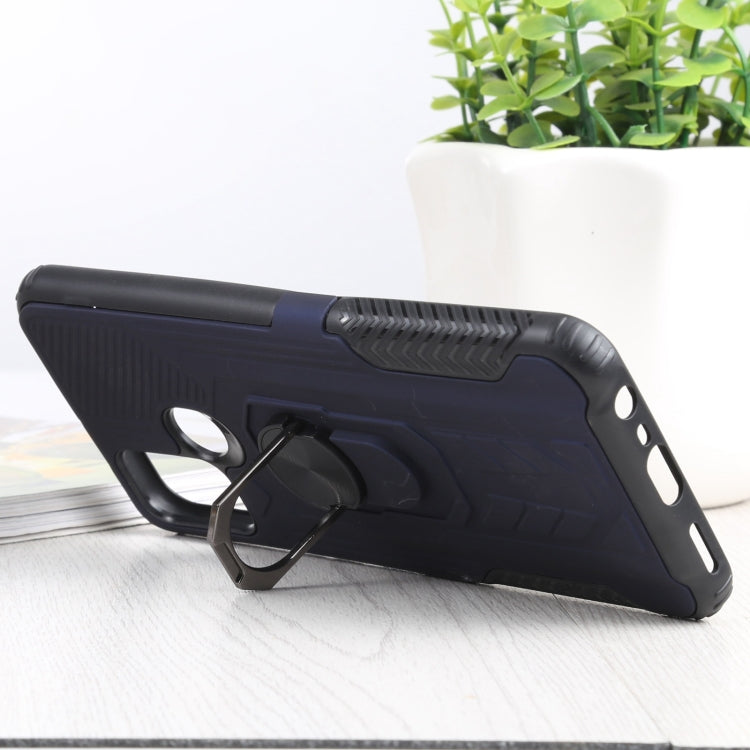 10 PCS Shield Armor PC+TPU Protective Case with 360 Degree Rotation Ring Holder For OPPO Realme C17