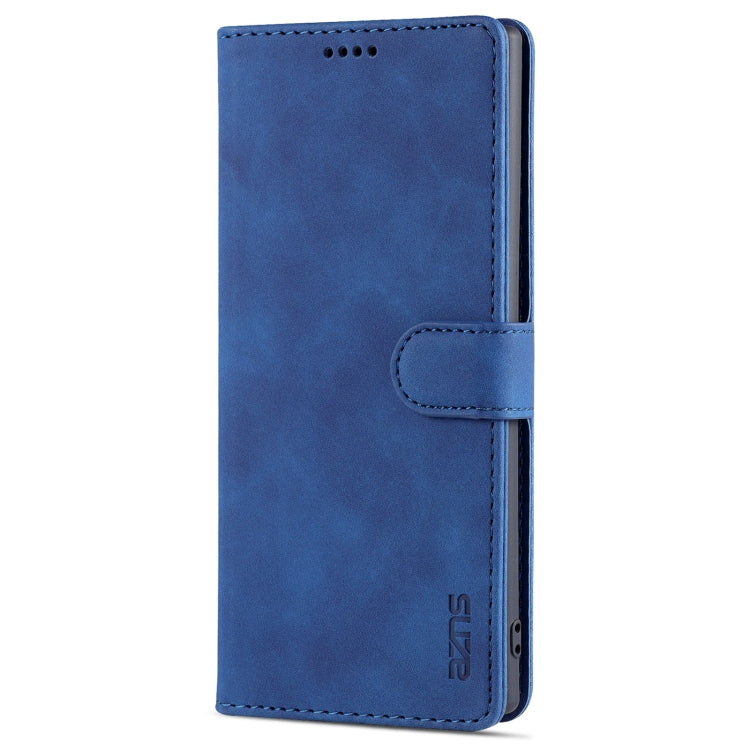 For Samsung Galaxy Note10+ AZNS Skin Feel Calf Texture Horizontal Flip Leather Case with Card Slots & Holder & Wallet