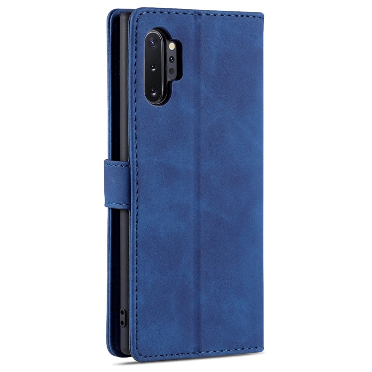 For Samsung Galaxy Note10+ AZNS Skin Feel Calf Texture Horizontal Flip Leather Case with Card Slots & Holder & Wallet