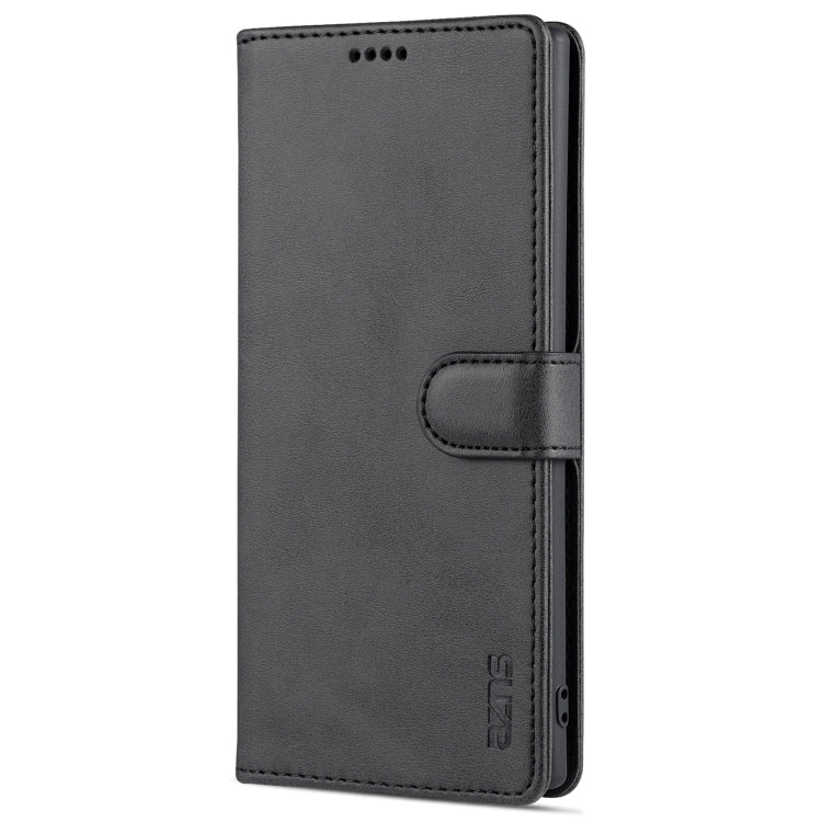 For Samsung Galaxy Note10+ AZNS Skin Feel Calf Texture Horizontal Flip Leather Case with Card Slots & Holder & Wallet