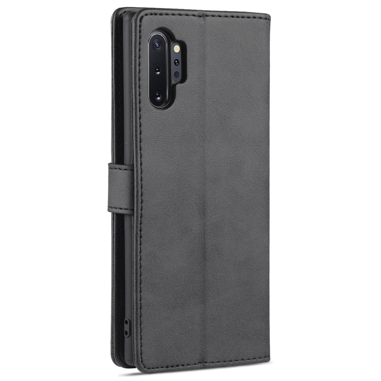 For Samsung Galaxy Note10+ AZNS Skin Feel Calf Texture Horizontal Flip Leather Case with Card Slots & Holder & Wallet