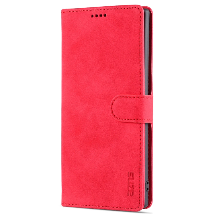 For Samsung Galaxy Note10+ AZNS Skin Feel Calf Texture Horizontal Flip Leather Case with Card Slots & Holder & Wallet