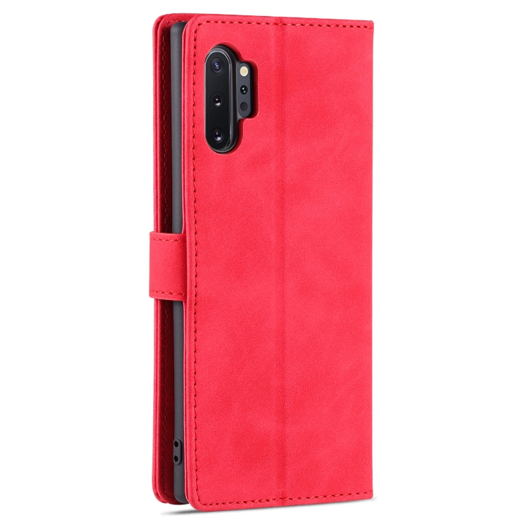 For Samsung Galaxy Note10+ AZNS Skin Feel Calf Texture Horizontal Flip Leather Case with Card Slots & Holder & Wallet