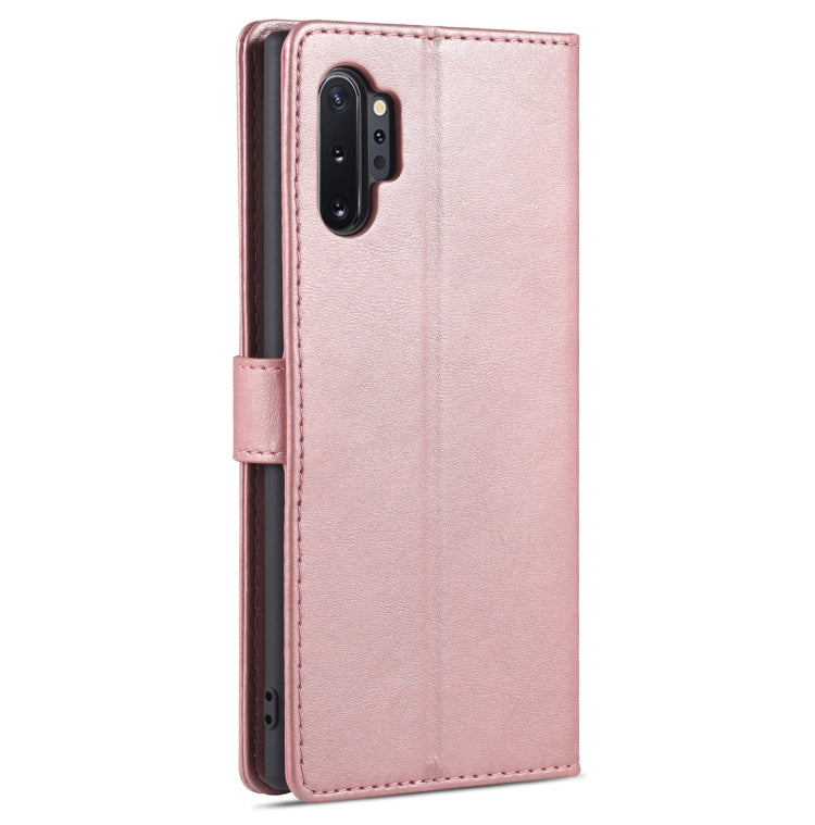 For Samsung Galaxy Note10+ AZNS Skin Feel Calf Texture Horizontal Flip Leather Case with Card Slots & Holder & Wallet
