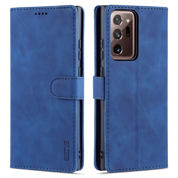 For Samsung Galaxy Note20 AZNS Skin Feel Calf Texture Horizontal Flip Leather Case with Card Slots & Holder & Wallet