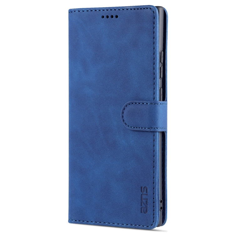For Samsung Galaxy Note20 AZNS Skin Feel Calf Texture Horizontal Flip Leather Case with Card Slots & Holder & Wallet