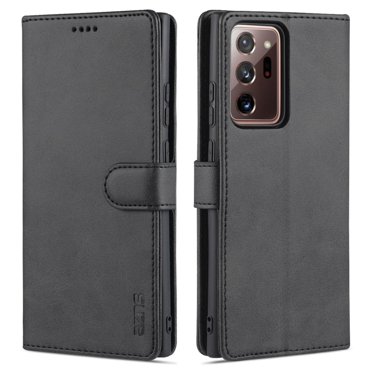 For Samsung Galaxy Note20 AZNS Skin Feel Calf Texture Horizontal Flip Leather Case with Card Slots & Holder & Wallet