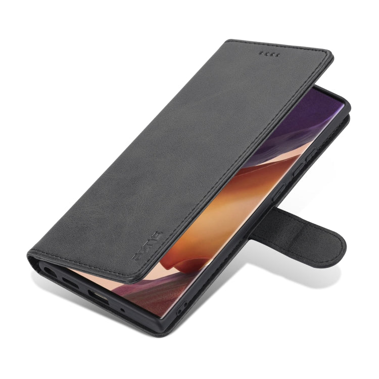 For Samsung Galaxy Note20 AZNS Skin Feel Calf Texture Horizontal Flip Leather Case with Card Slots & Holder & Wallet