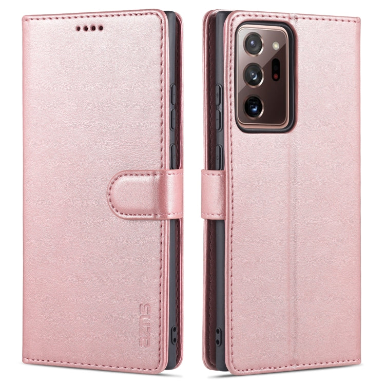 For Samsung Galaxy Note20 AZNS Skin Feel Calf Texture Horizontal Flip Leather Case with Card Slots & Holder & Wallet