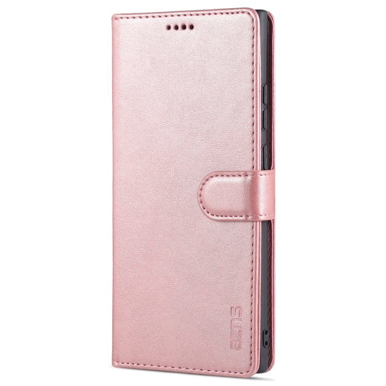 For Samsung Galaxy Note20 AZNS Skin Feel Calf Texture Horizontal Flip Leather Case with Card Slots & Holder & Wallet