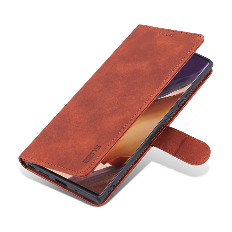 For Samsung Galaxy Note20 AZNS Skin Feel Calf Texture Horizontal Flip Leather Case with Card Slots & Holder & Wallet