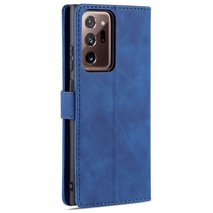 For Samsung Galaxy Note20 Ultra AZNS Skin Feel Calf Texture Horizontal Flip Leather Case with Card Slots & Holder & Wallet
