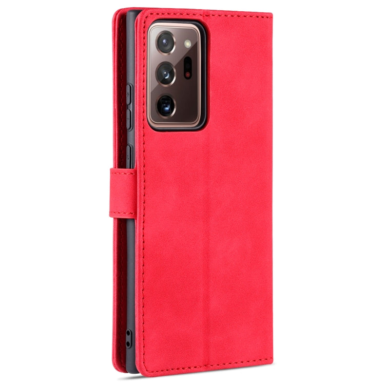 For Samsung Galaxy Note20 Ultra AZNS Skin Feel Calf Texture Horizontal Flip Leather Case with Card Slots & Holder & Wallet